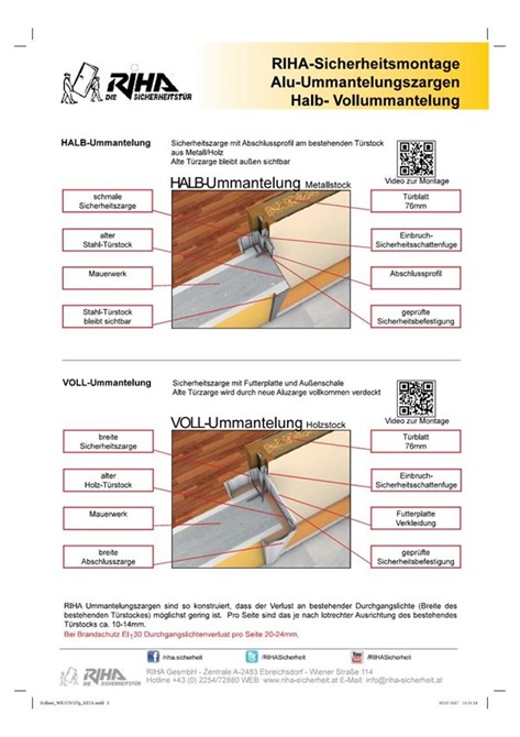 Bild zu Produktseite Sicherheitstüre  lt. Ö-Norm B5338 RC3,  Wien